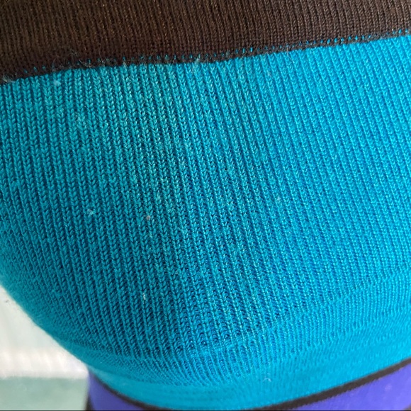 Multi Tone Knit Ribbed Dress Size XS - Picture 7 of 16